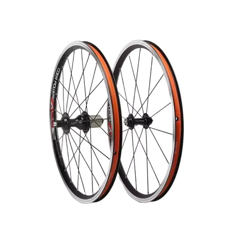STLF Aluminum Alloy 20inch 22inch Foldable Bike Wheelset 451mm 406mm Small Bicycle Wheel With Hub