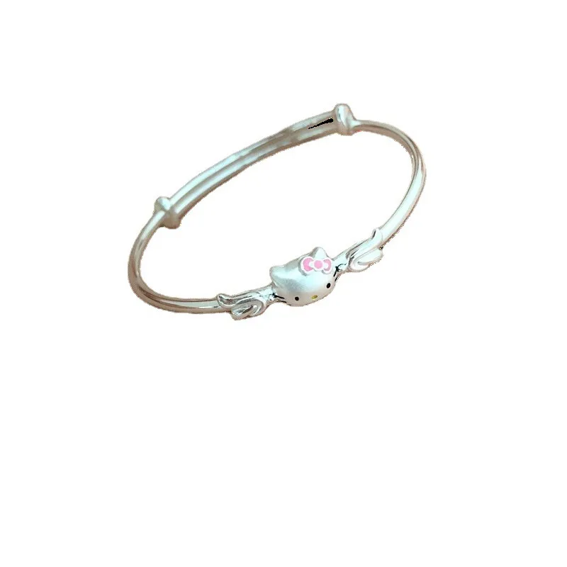 Sanrio Hello Kitty bracciale Cute Cartoon donna gioielli regolabili regala ai regali di compleanno della fidanzata