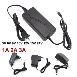 AC to DC EU AU plug 5V 9V 15v 12V 24V 1A 2A 3A 4A 6A 1000ma Power Supply Adapter 5.5mm driver Transformer for strip wall Charger