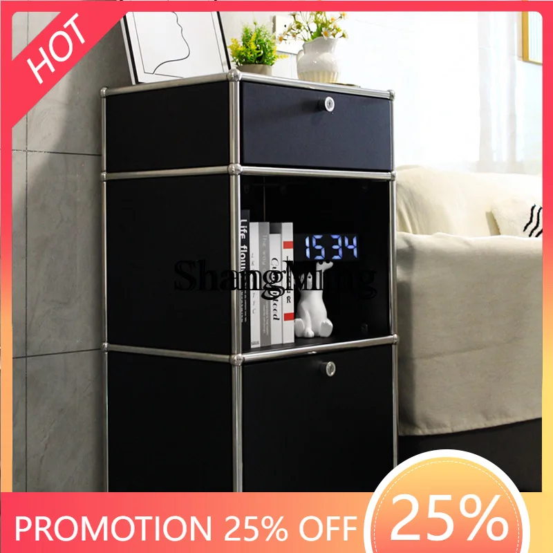 

FG good-looking Storage Cabinet Living Room Organizer Sideboard Coffee Tea Cabinet Practical Solid Wood