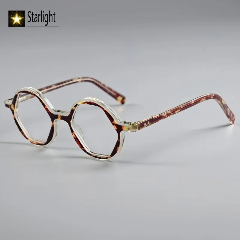 

Круглые оправы для очков из ацетата в стиле ретро, мужские очки, женские черные очки для чтения при близорукости, оправа для мужчин, дальнозоркость, рецепт за 140 мм