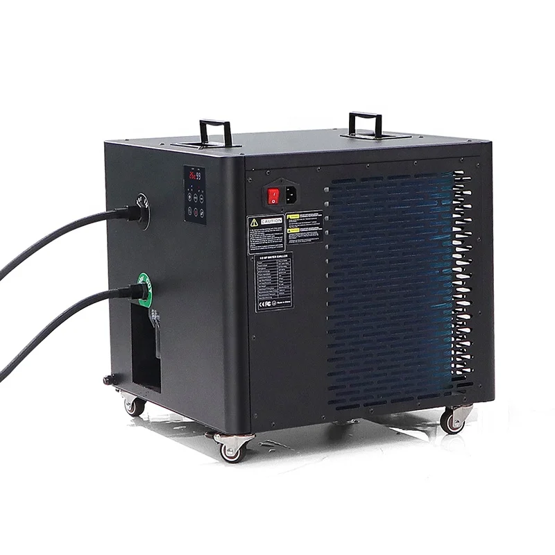 Drop‑Stitch Inflatable Round Cold Plunge Ice Bathtub, 0.5 H·P Ice Bath Chiller Machine with Filter