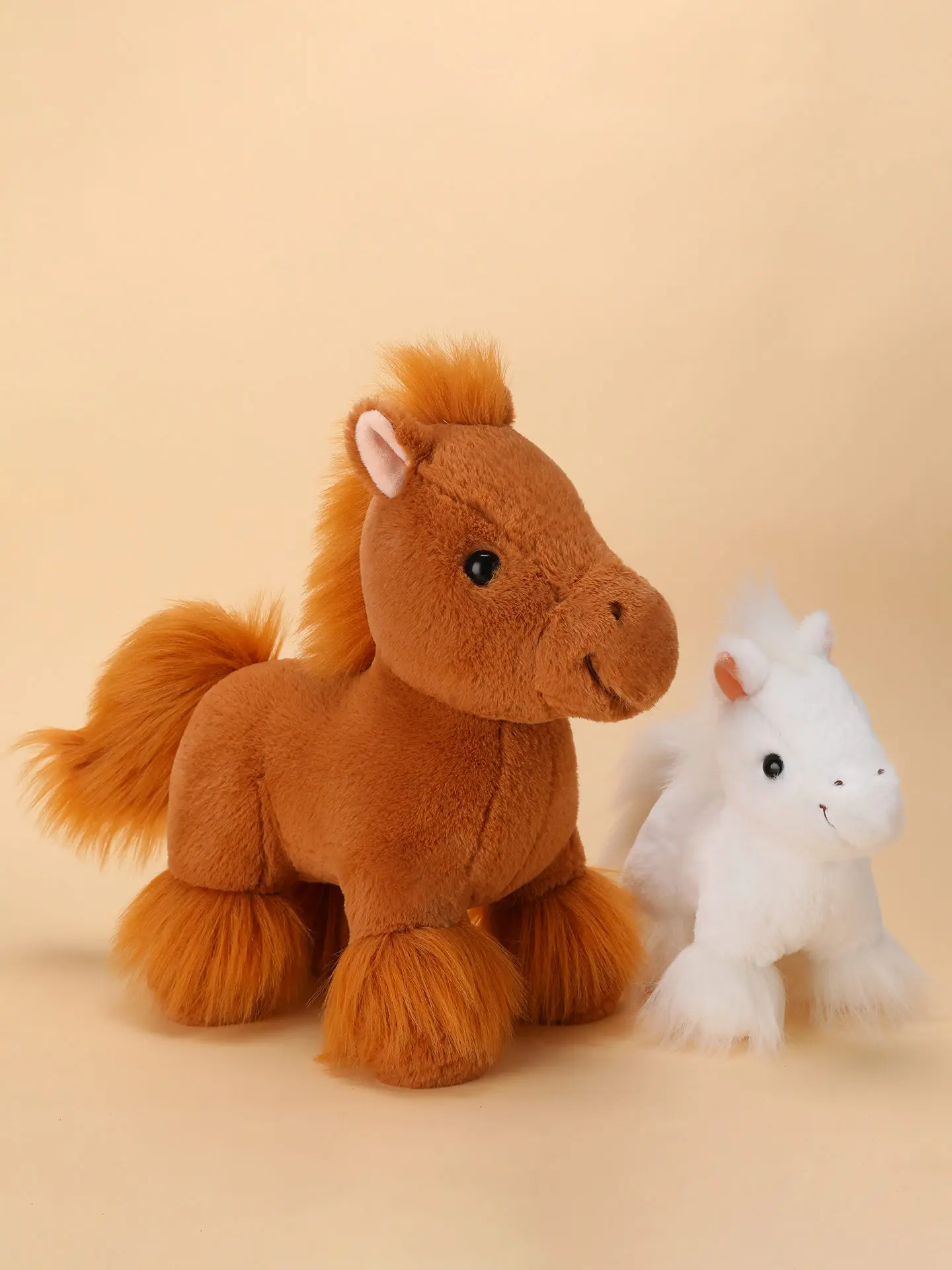 

Cartoon Horse Plush Stuffed Toys Kawaii Horse Dolls Pillows Window Decorations Birthday Gift For Kids Friends
