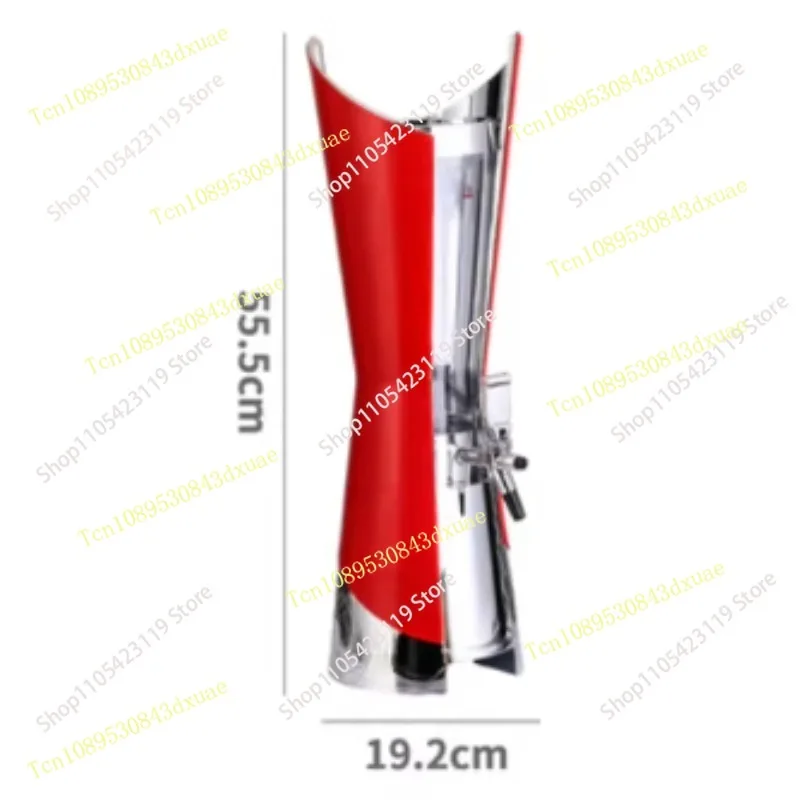 3L Portable Beer Dispenser High-End Commercial Draft Keg Cooler with Faucet, Compatible with  White Keg, for Bar & KTV Use
