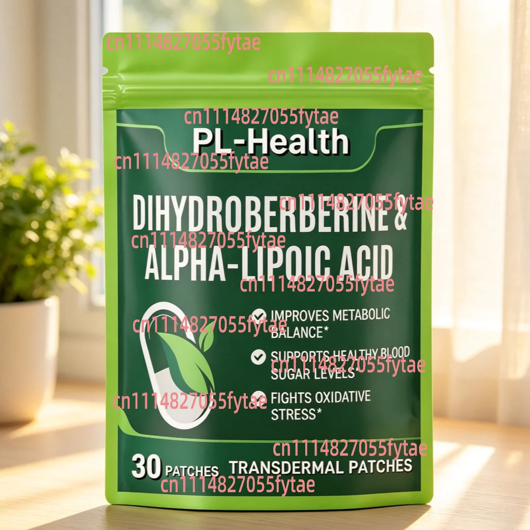 30 Patches Transdermal Dihydroberberine with Alpha Lipoic Acid Support for Cellular Health Vitality And Well-being
