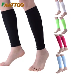 1Pair Calf Compression Sleeves for Men Wome, Leg Compression Sleeve - Footless Compression Socks for Shin Splint &Varicose Vein