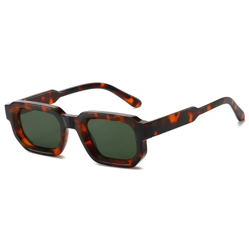 JNPCXI Mode Blau Quadrat Sonnenbrille Für Frauen Männer Retro Luxus Designer Klare Linse Sonnenbrille Shades UV400 Brillen