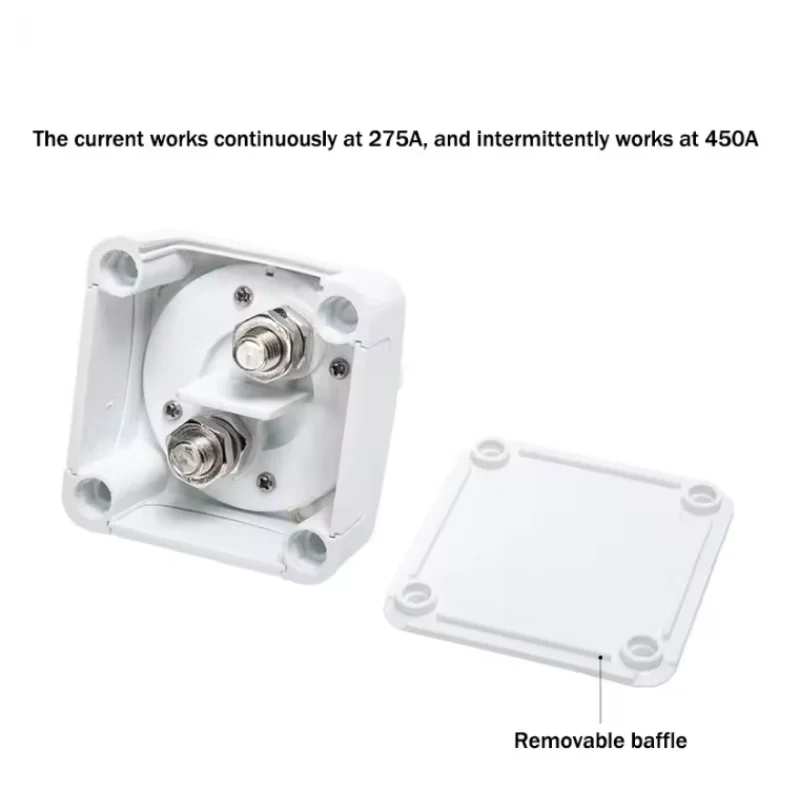 ISURE MARINE Two-Stage Battery Switch Selection Switch 12V24V36V Power-Off Switch Yacht Speedboat RV Accessories