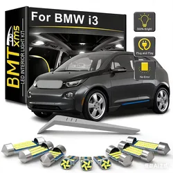 BMTxms 9Pcs Canbus For BMW i3 2014 2015 2016 2017 2018 LED Interior Light Indoor Reading Car Accessories Trunk Glove Box Lamp