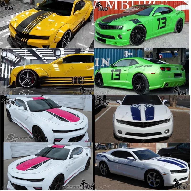 

Car Vinyl stickers FOR Chevrolet Camaro body decoration sporty Customized racing decals modified accessories