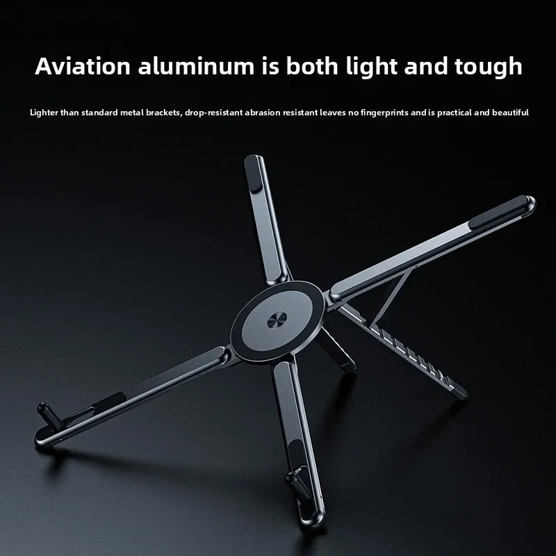 Hot-selling Magnetic Aluminum Alloy Mobile Phone Holder Portable Multifunctional Phablet Mobile Phone Notebook Universal Holder