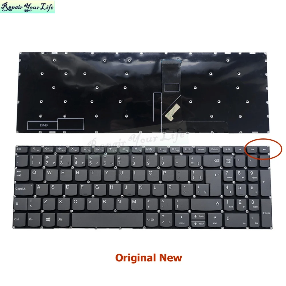 BR Brazil Keyboard For Lenovo IdeaPad 320-15ABR 15IAP 320-15AST 320-15IKB 15ISK 330-15IKBR SN20M63164 Brazilian Laptop Keyboards