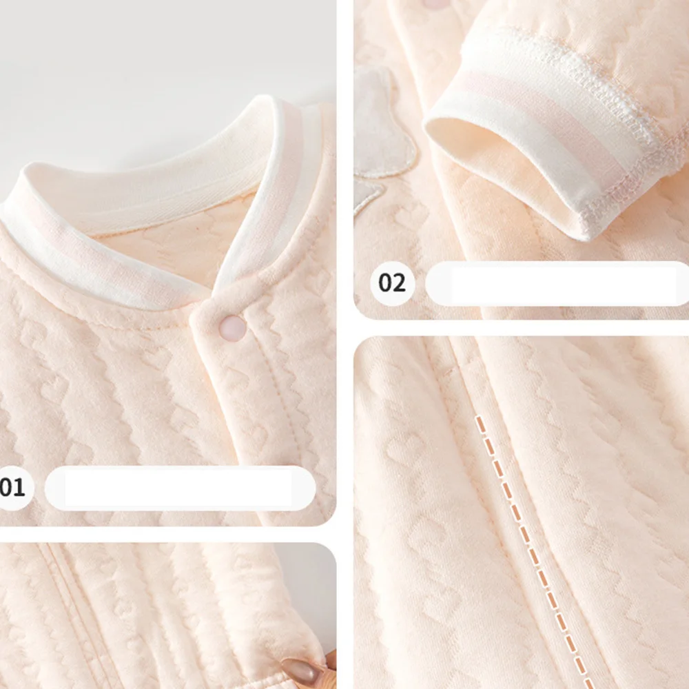 طفل ملابس فتاة طويلة الأكمام بلايز السراويل قطعتين مبطن الدافئة الخريف الشتاء ملابس الطفل مجموعات ملابس الرضع #6