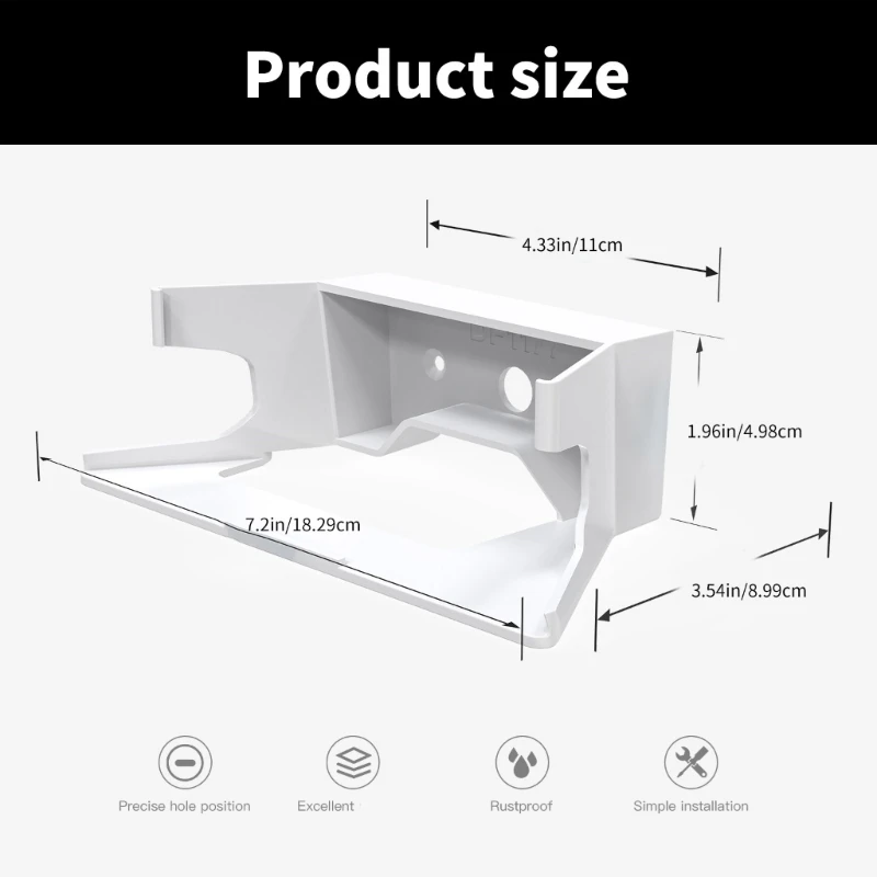 ABS Plastic Desk Stand for Star Link Mesh WiFi System, Cable Management Included