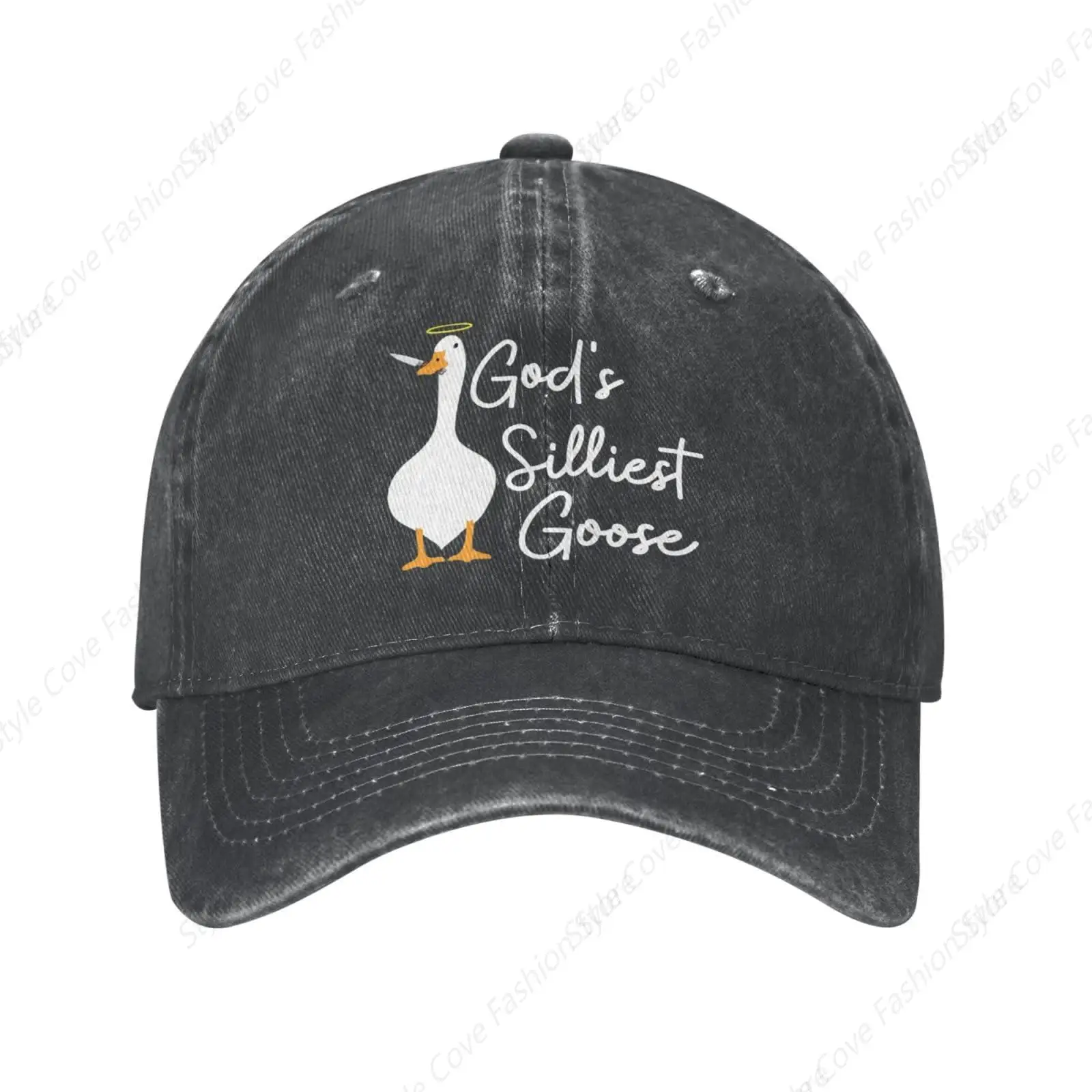 

Funny Goose Hat Gods Silliest Goose Hat Pure Cotton Baseball Cap Fashion Adult Snapback Cap Men Women Four Season Adjustable Hat