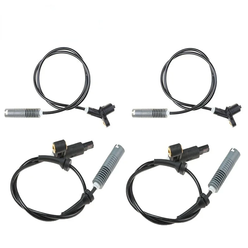 4PCS 34521163027 34521163028 34521182067 New Left Right ABS Wheel Speed Sensor For BMW 318 320 323 325 328 M3