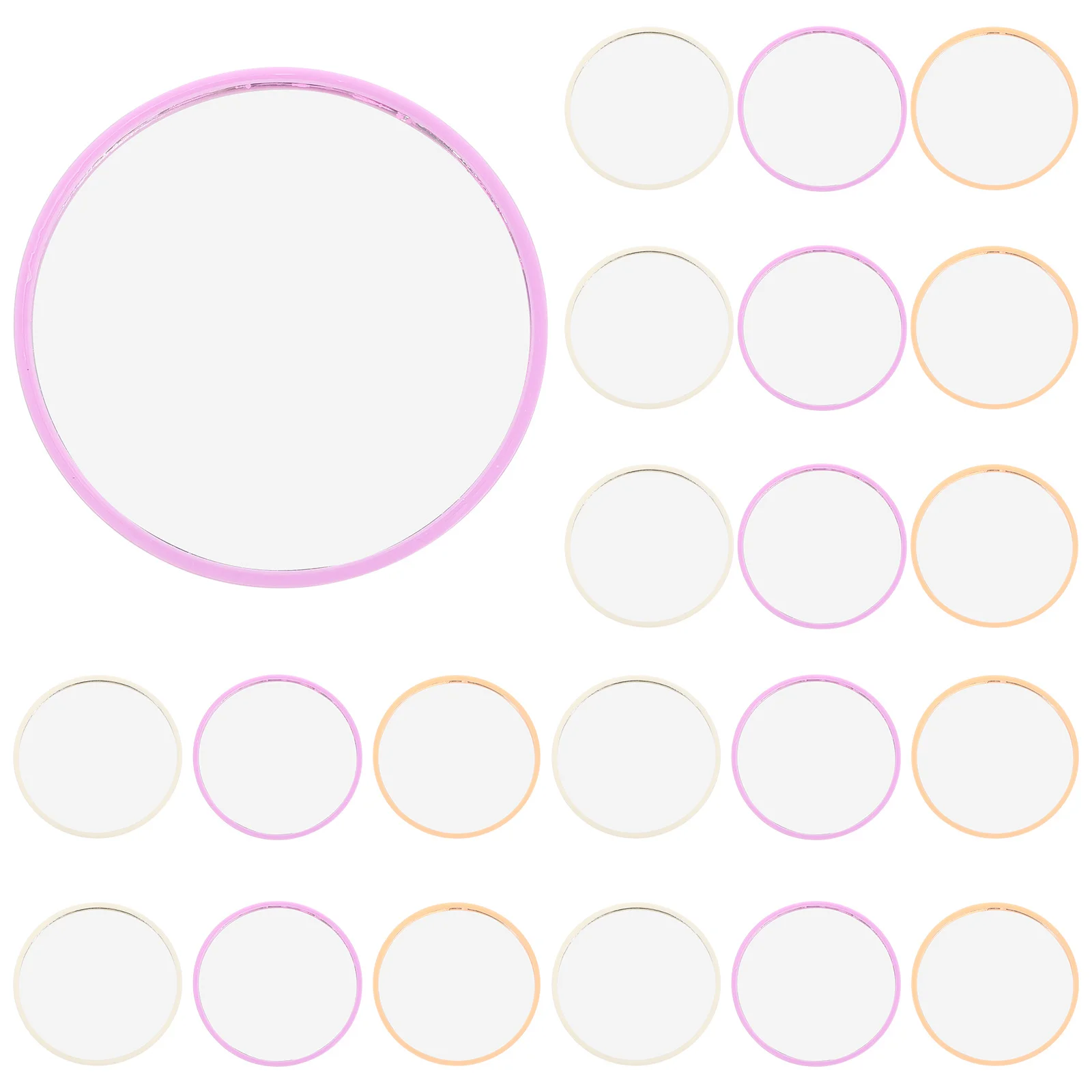 24-delige zakcompacte spiegel Superieure reflectiviteit en helderheid voor make-uptoepassing en touchups Kleine spiegel