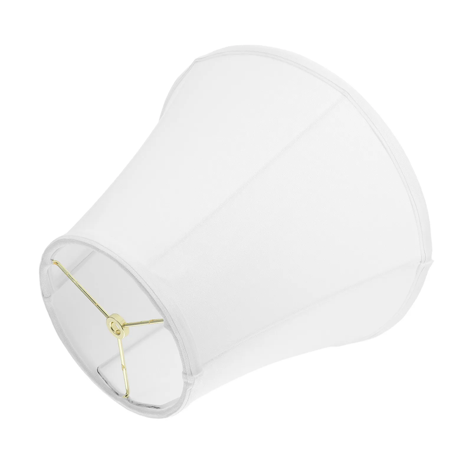 

Natural Linen Folding Bell Lampshade 13x9x7 Inch Modern Tapered Shade for Table Lamp Floor Lamp Pendant Light Bedroom Kitchen