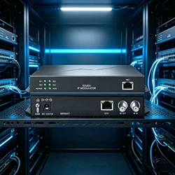 4 channel IP to RF Cable TV front-end equipment DVB-T ATSC ISDBT DVB-C modulator