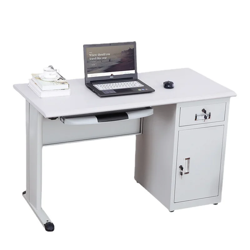 Ufficio, scrivanie e sedie, latta, scrivania per computer, semplice, moderna, singola