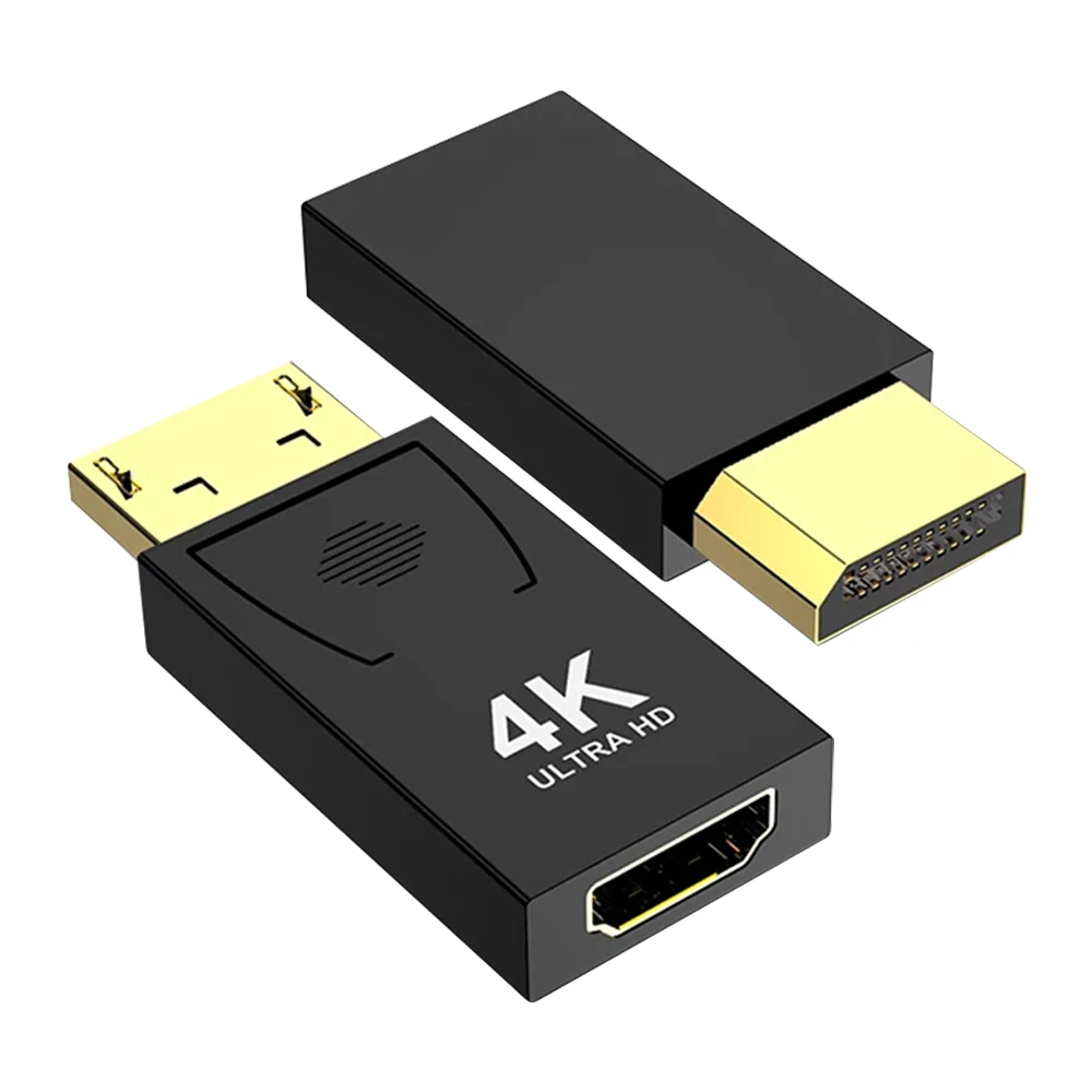 Adapter 4K DisplayPort na HDMI 4k@60hz DP męski na żeński konwerter 3D kompatybilny z HDMI do komputera PC HDTV Laptop Moni