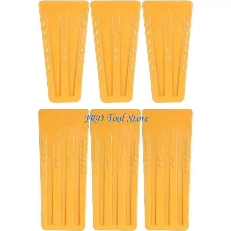 A2UD 3Pcs Tree Felling Wedges with Spikes for Safe Tree Cutting Guide Trees Stabilize and Safely to Ground for Loggers