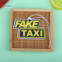 Car Air Freshener Car Rearview Mirror Pendant Racing Auto Scent Perfume Car Decoration Anime Decor for Fake Taxi