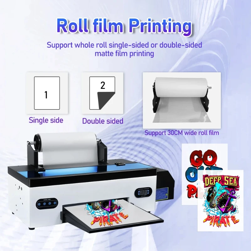 A3 DTF Printer with R1390 Printhead Direct to Film DTF Printing Machine with Powder Shaker for Clothes T-Shirt Print