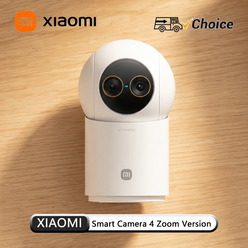 Original NEW Xiaomi Smart Camera 4 9X Zoom Edition Baby Pet AI Facial Recognition Gesture Call Two-way Voice For Mi Home APP