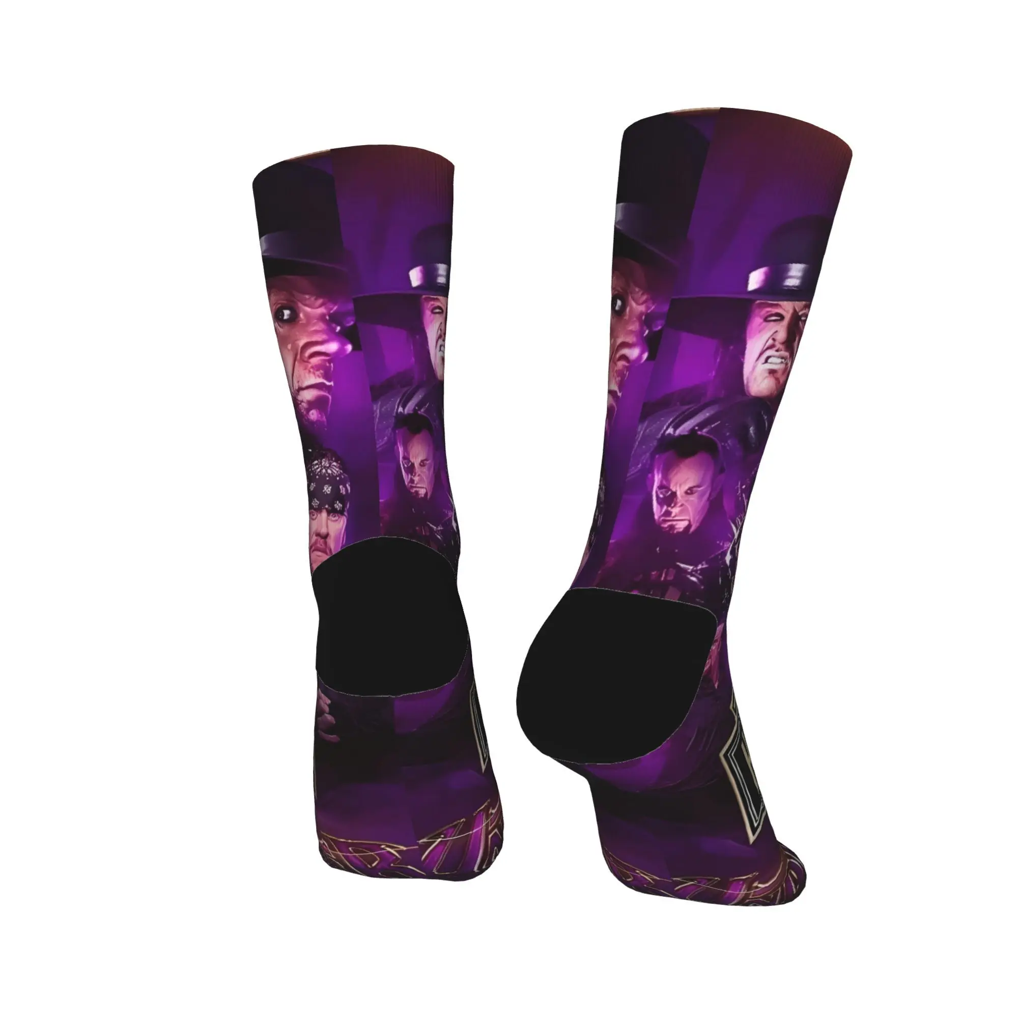 جوارب المصارعة Undertaker جوارب رجالية جوارب عصرية ناعمة للشتاء لركوب الدراجات تصميم غير قابل للانزلاق فكرة هدية
