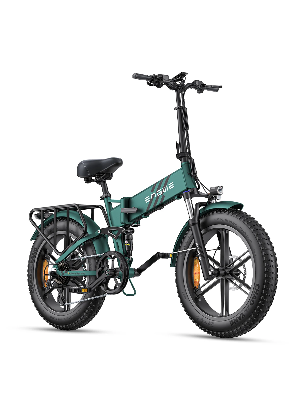 ENGWE ENGINE PRO 2.0 Folding E-Bike 750W Motor 52V16AH Battery Electric Bike 20*4.0-inch Fat Tire Mountainous Electric Bicycle