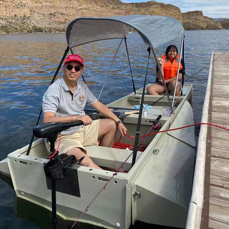 

Outdoor Environmental protection Thickened Fishing Boat Folding Plastic Boat Water Recreational Sports Boat