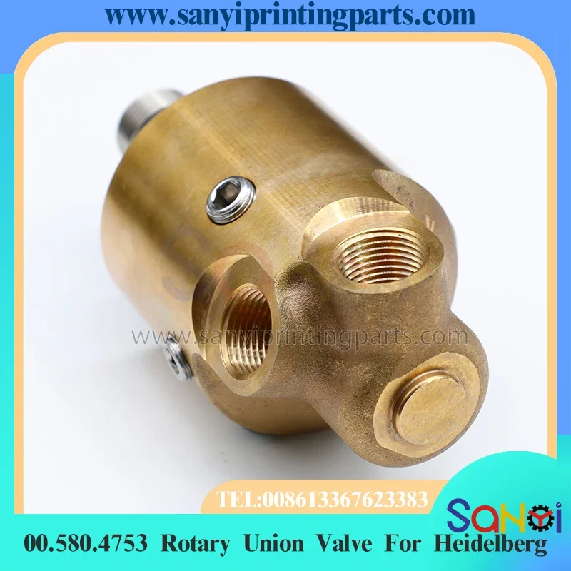 Válvula de união rotativa 00.580.4753 de melhor qualidade 157-410-201 para peças sobressalentes deslocadas de máquina Heidelberg