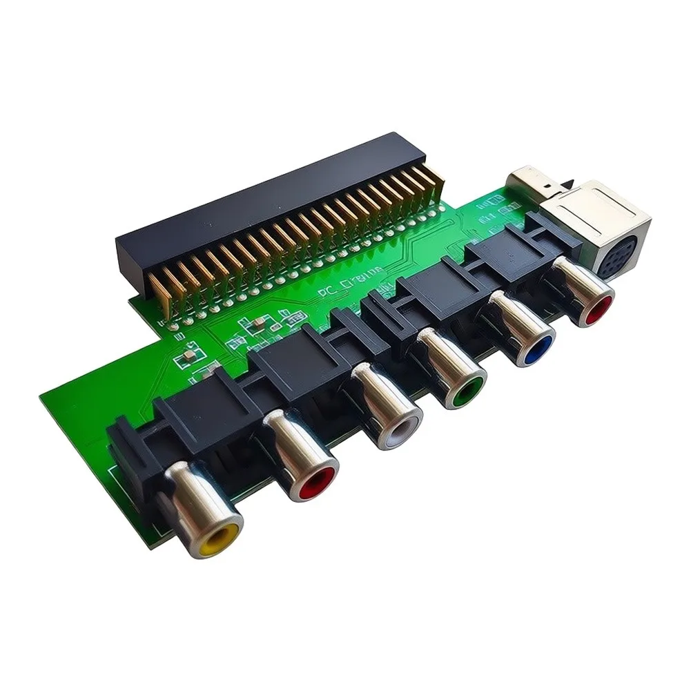 1pc RGBS-Video Enhancer For PC Engine And Grafx Consoles Signal Converter With Audio Output Graphics Card
