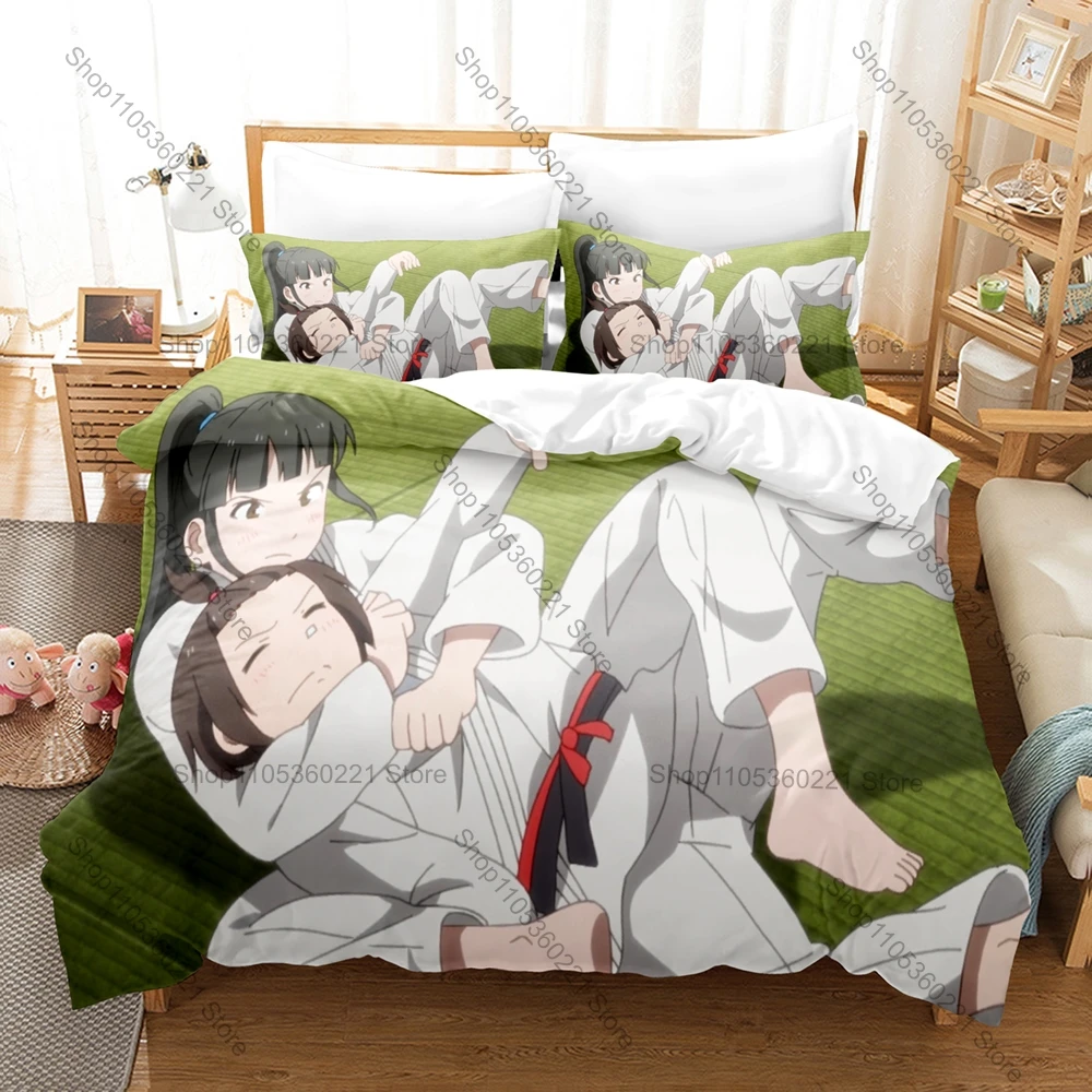 Cool Ippon Again Michi Sonoda Judo Gi Mat Training Cute Girl Sport Duvet Cover + 2 Pillowcases Martial Arts Bed Linen