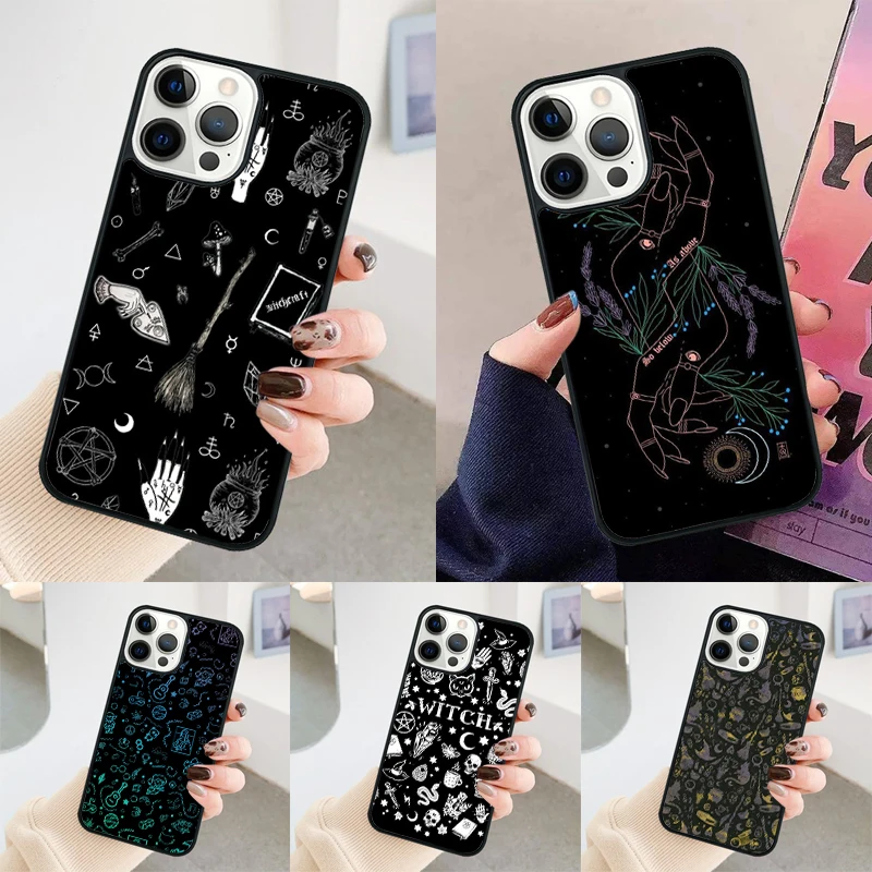 Witch Witchcraft phone case Cover For iPhone 14 15 16 Pro Max SE 2020 coque For apple 11 12 13 Pro Max Mini 7 8 Plus