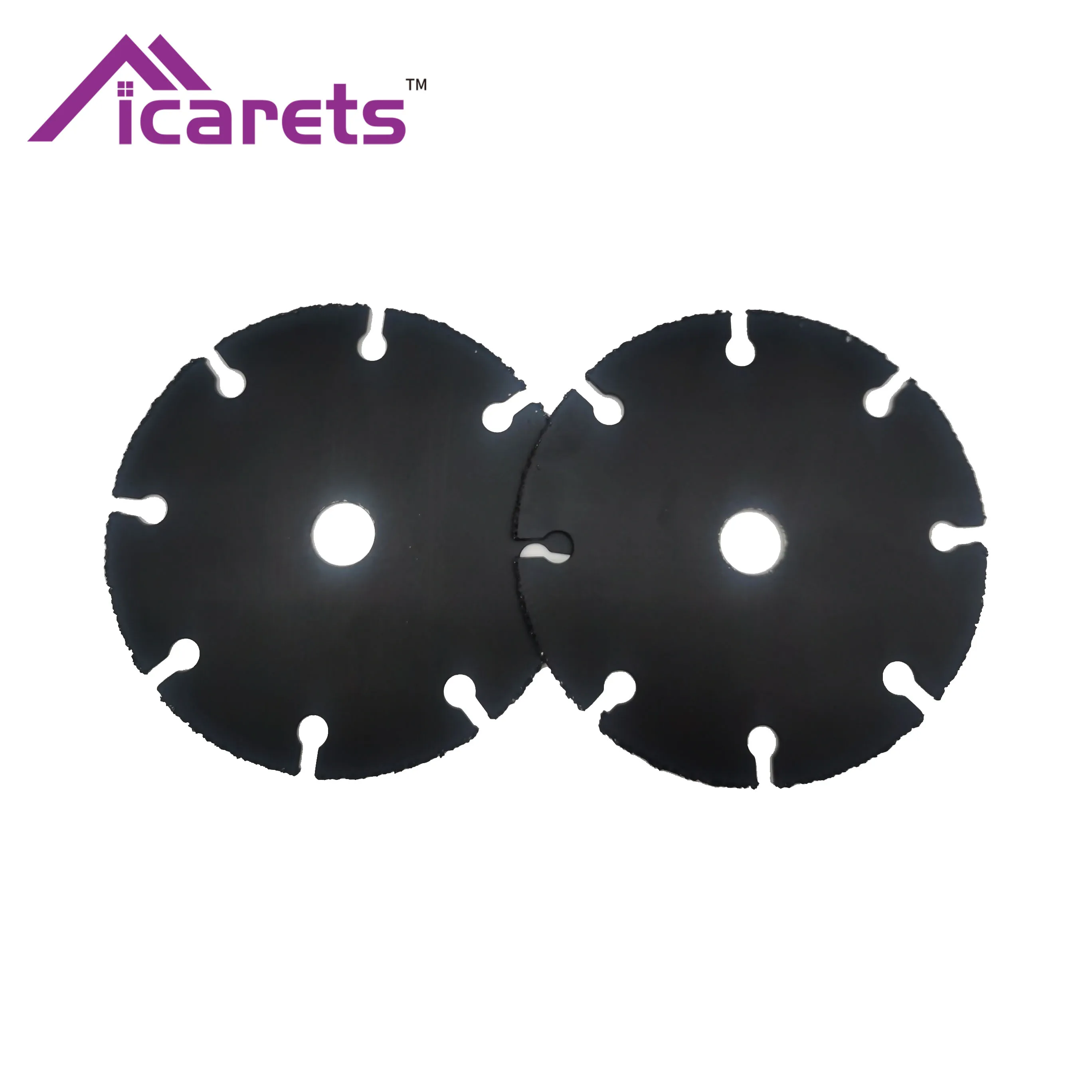 ICARETS Vacuum Brazed Tungsten Carbide 76mm Wood Cutting Disc Plasctic PVC Pipe Saw Blade Multitool Power Tool For Angle Grinder