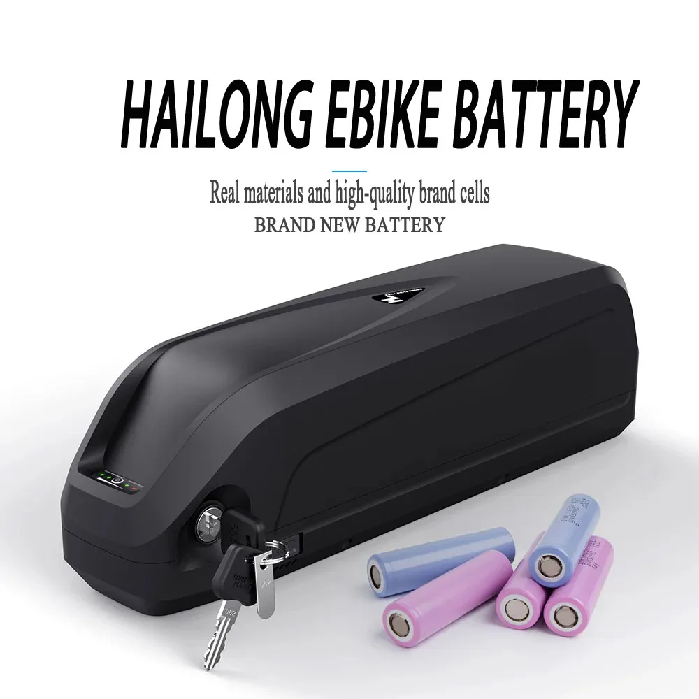 Brand new Original 36V 48V 52V 30Ah 40Ah 50Ah 18650 Hailong Battery For Bafang BBS02 BBS03 BBSHD Motor +BMS customizable plug