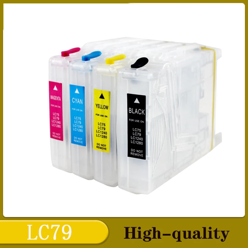 Refillable Ink Cartridge for Brother LC79 LC73 LC17 lc1240 LC400 LC1220 LC75 for MFC-J425W J430W J435W J625DW J825DW J835DW