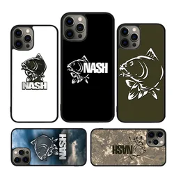 Nash Fishing Logo phone Case For iPhone 17 Air 16 15 Plus 12 13 11 14 Pro Max cover shell coque