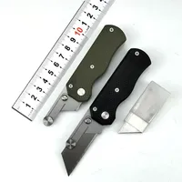 420 steel G10 handle hand folding knife portable art knife high hardness unpacking with blade gift box