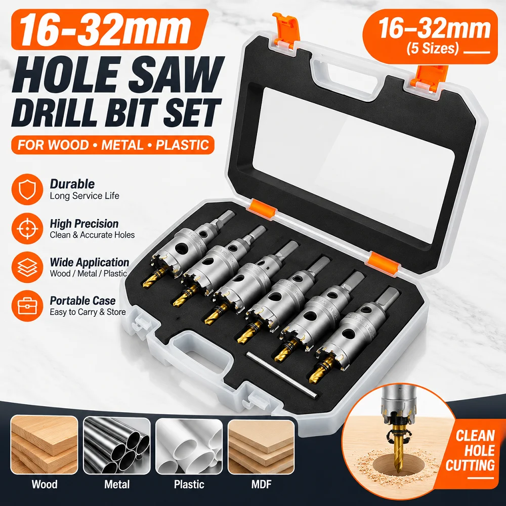 6pcs-16-32mm-tct-tungsten-carbide-tipped-hole-saw-set-professional-drilling-crowns-for-stainless-steel-alloy-iron-tools