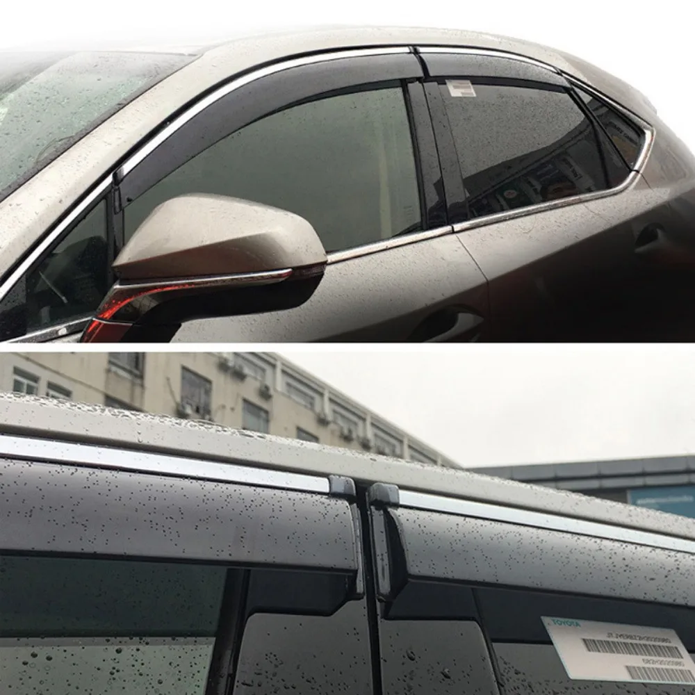 For Lexus NX200 NX200t NX300h 2015-2021 Injection Thickened Window Visor Rain Exterior Part Body Kit Accessories