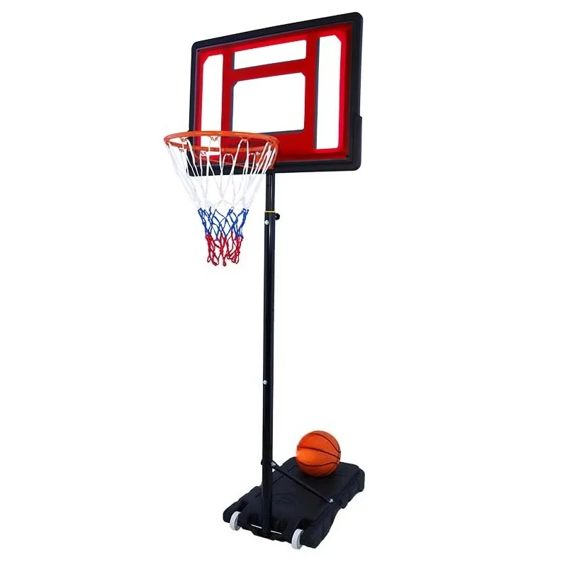 Adjustable Height Hoop for Indoor Outdoor Training Portable Kids Basketball Court Equipment