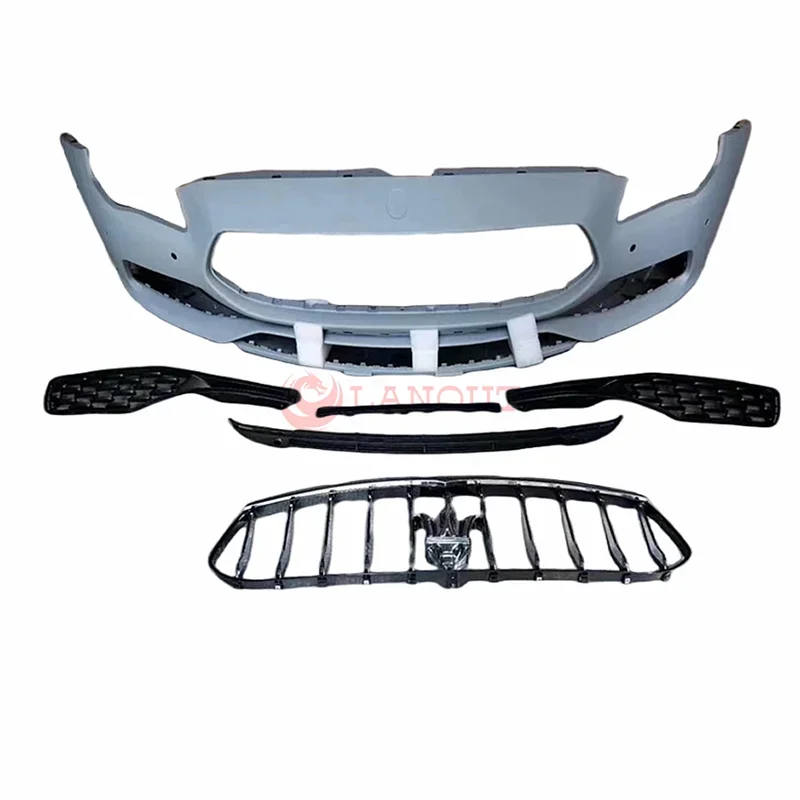 

High quality car auto parts accessories bodykit 13-16 upgrade 17-21 luxury style front body kit bumper for maser quattroporte