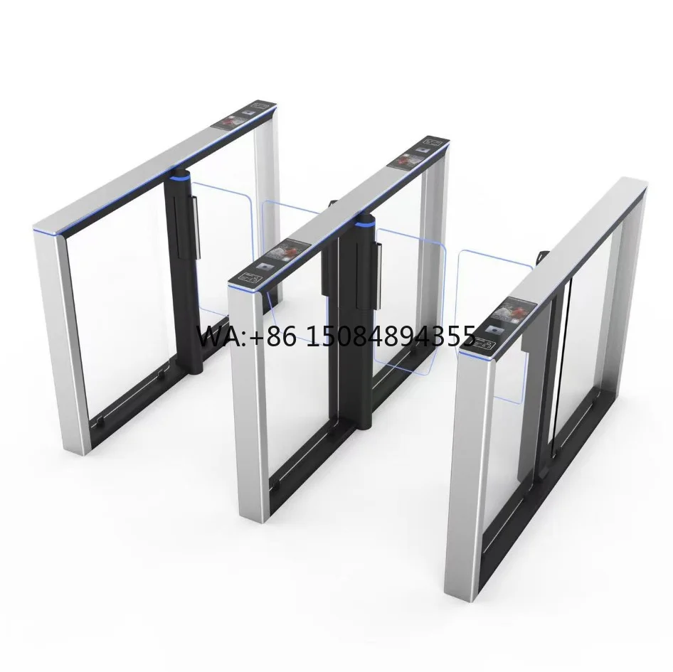 

Arc Plane Card & Fingerprint Access Control System Intelligent Speed Turnstile Gate Channel Machine