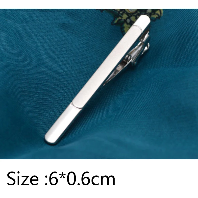 Tie Clip for Men Metal Copper Simple Bar Clasp Practical Necktie Accessories Fashion Mens Classic Tie Clips Clamp Pin Jewelry