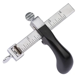 IMZAY Professional Leather Belt Cutting Gauge Adjustable Leather Strap String Cutting Tool Set With 2 Blades Craft Tool Kit