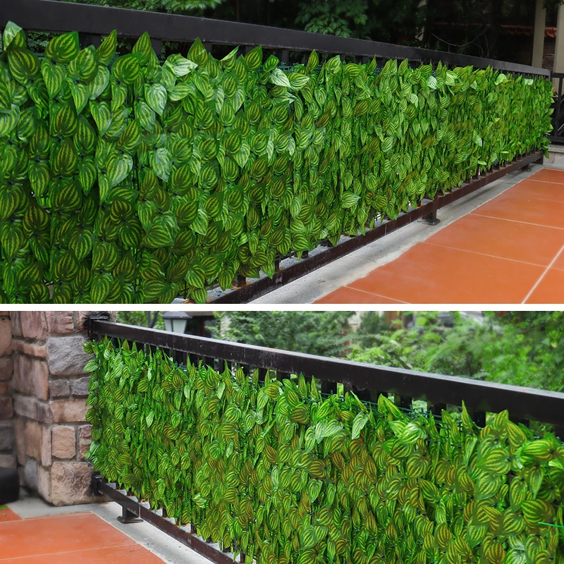 Artificial Plants Ivy Privacy Fence 19x39inch Artificial Hedges Fence Faux  Decoration for Home Room Decor Outdoor Garden Decor