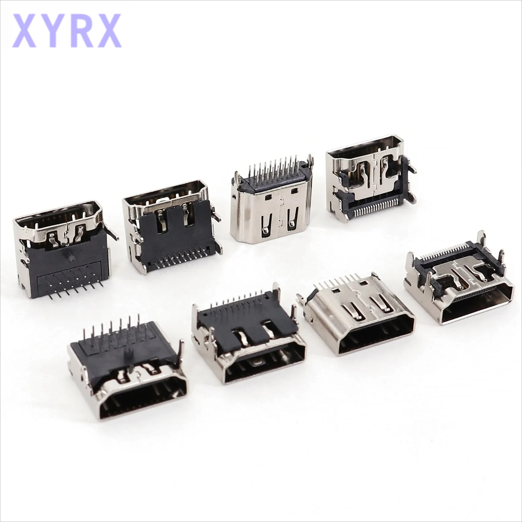 In spot 10Pcs HDMI-compatible Type A 19Pin DIP SMT Female Socket PCB Mount Solder Connector